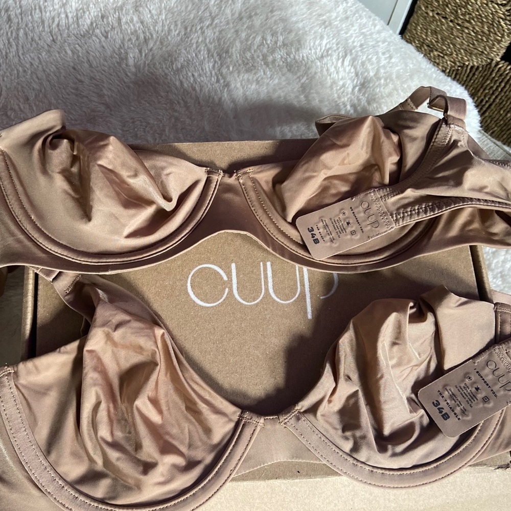 2 Cuup bras, which I forgot to return.